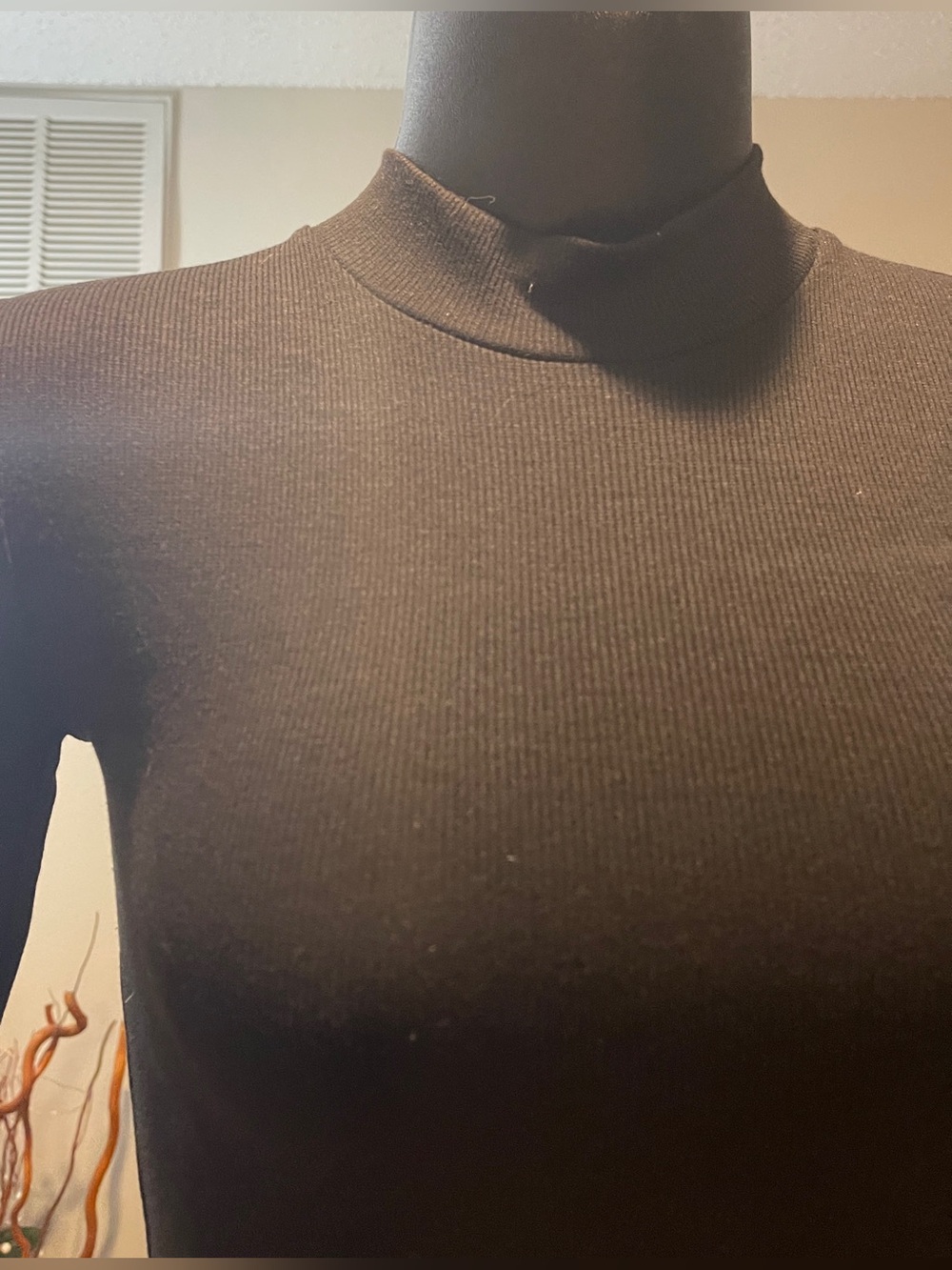 Women’s Garage L/S Ribbed Top, Size Small - Picture 2 of 6